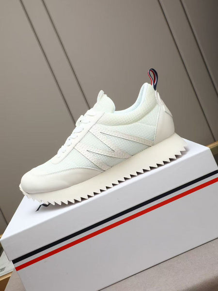 Men’s Premium White Mesh Sneakers Lightweight & Trendy Style