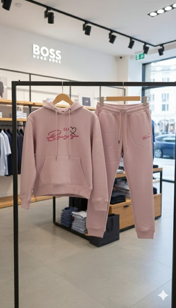 Pink Hoodie & Jogger Set Soft, Stylish & Everyday Comfort