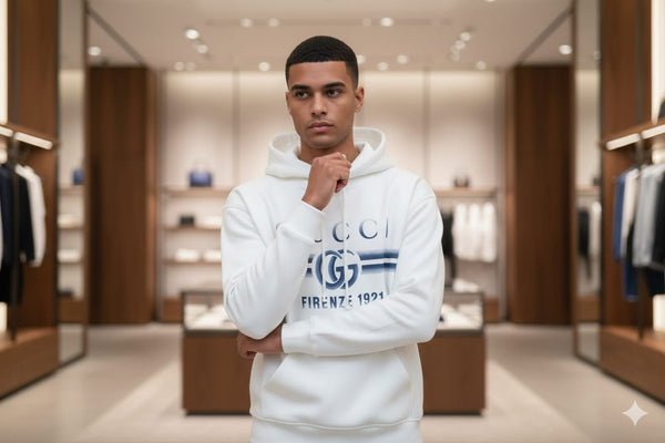 Premium  Printed Cotton Hooded Sweatshirt