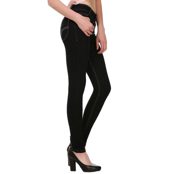 Women's Skinny Fit Mid-Rise Clean Look Clean Look Streachable Jeans