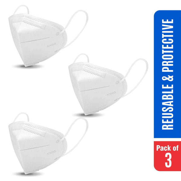 5 Layered KN95 Reusable Anti Pollution/Bacterial Premium Quality Face Mask (Embedded Clip) - Luxury at Less