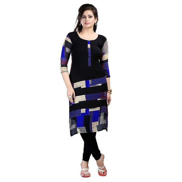 Women's Crepe Casual Cotton Kurti.