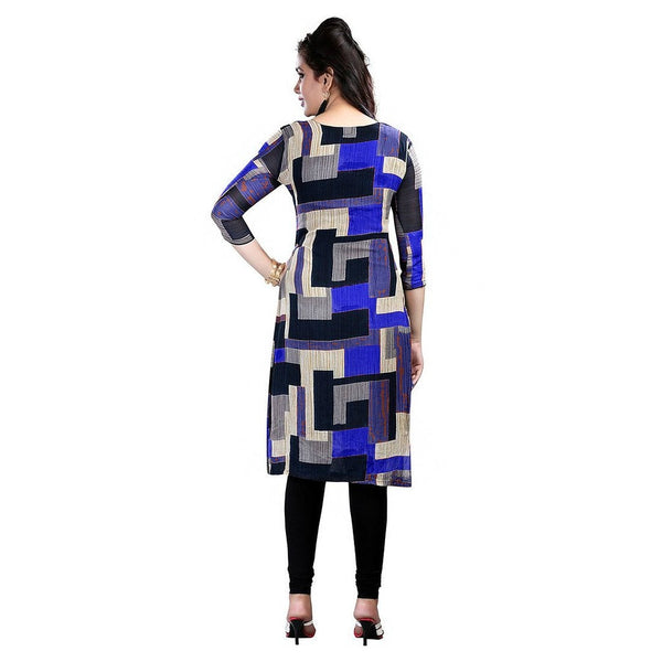 Women's Crepe Casual Cotton Kurti.