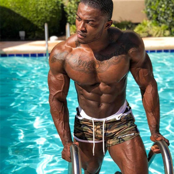 Men Fitness Bodybuilding Camouflage Shorts 2018 Man Gyms Workout Short Pants Male Summer Casual fashion Beach Jogger Sportswear
