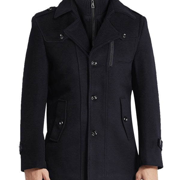 Long  Style Wool Jacket  Luxury Precision Tailoring