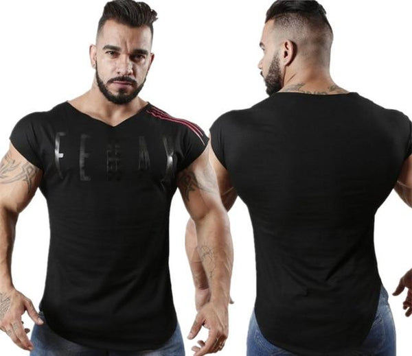 Gym Bodybuilding & Workout Bulking Print Cotton T-shirt For Men