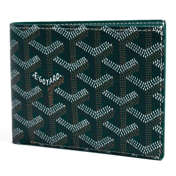 Premium Green Monogram Wallet