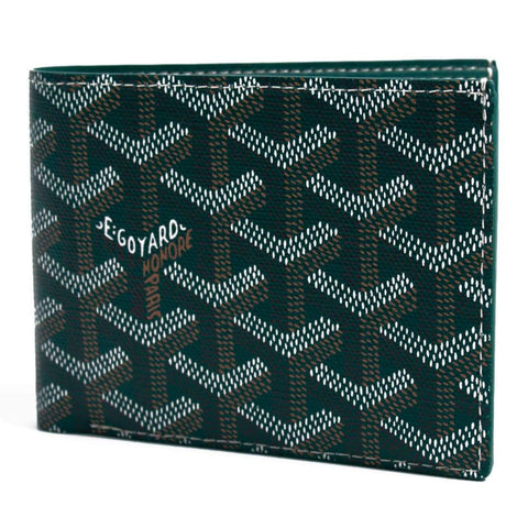 Premium Green Monogram Wallet