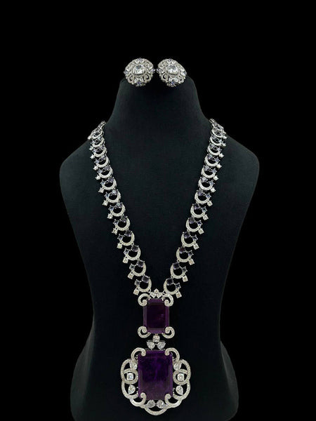 Regal Amethyst Majesty Necklace Set