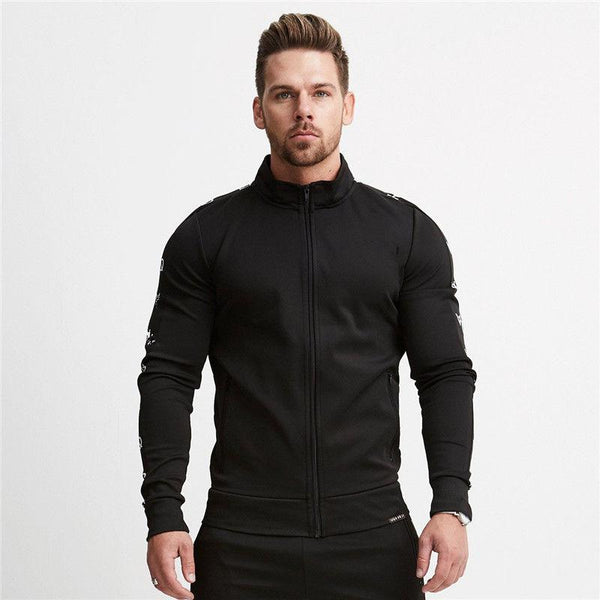 New Men's Jackets Autumn Winter Zipper Cotton Coats Sweatshirts Man Outerwear Casual Fashion Brand Male Jogger Workout Clothing