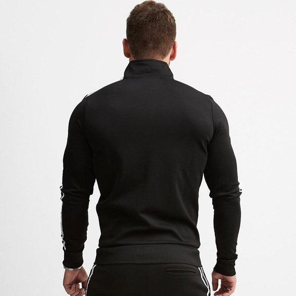 New Men's Jackets Autumn Winter Zipper Cotton Coats Sweatshirts Man Outerwear Casual Fashion Brand Male Jogger Workout Clothing