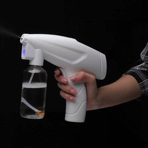 Rechargeable Nano Sanitizer Spray Gun Multipurpose Disinfection Fog Machine for Sanitizing Home, Office, Shops & Personal Care