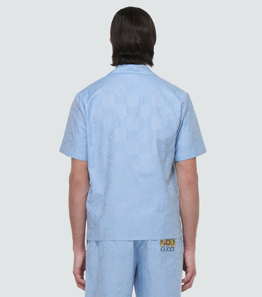 Premium  Pikarar Kawaii-Embroidered Drop Shoulder Shirt