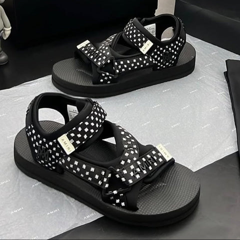 Luxury  Brand  Dots Printed Sandal For Women