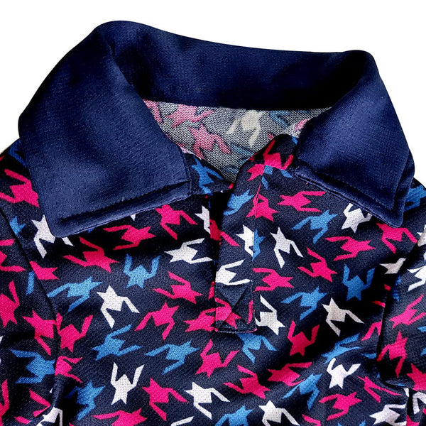 Printed Party Polo Dog & Cat T-Shirt for Small Breeds