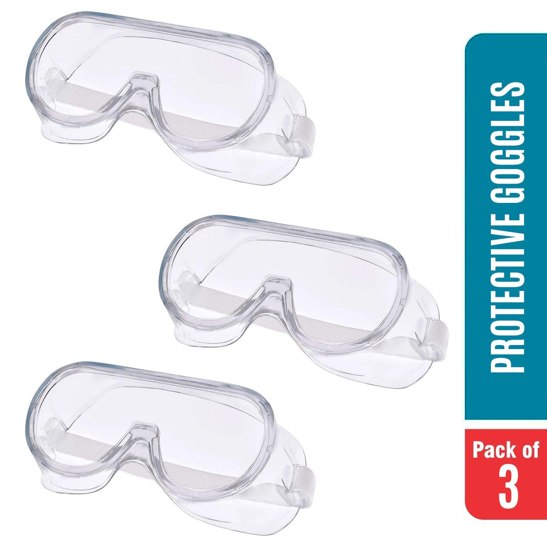 Anti-Fog Protective Goggles Eye-wear Safety Glasses Adjustable Anti Chemical Splash Eye Protection