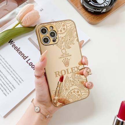 Royal Golden Back Case Cover for iPhone 13 & 14 Series