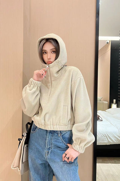 Fashionable Zipper Jacket For Women