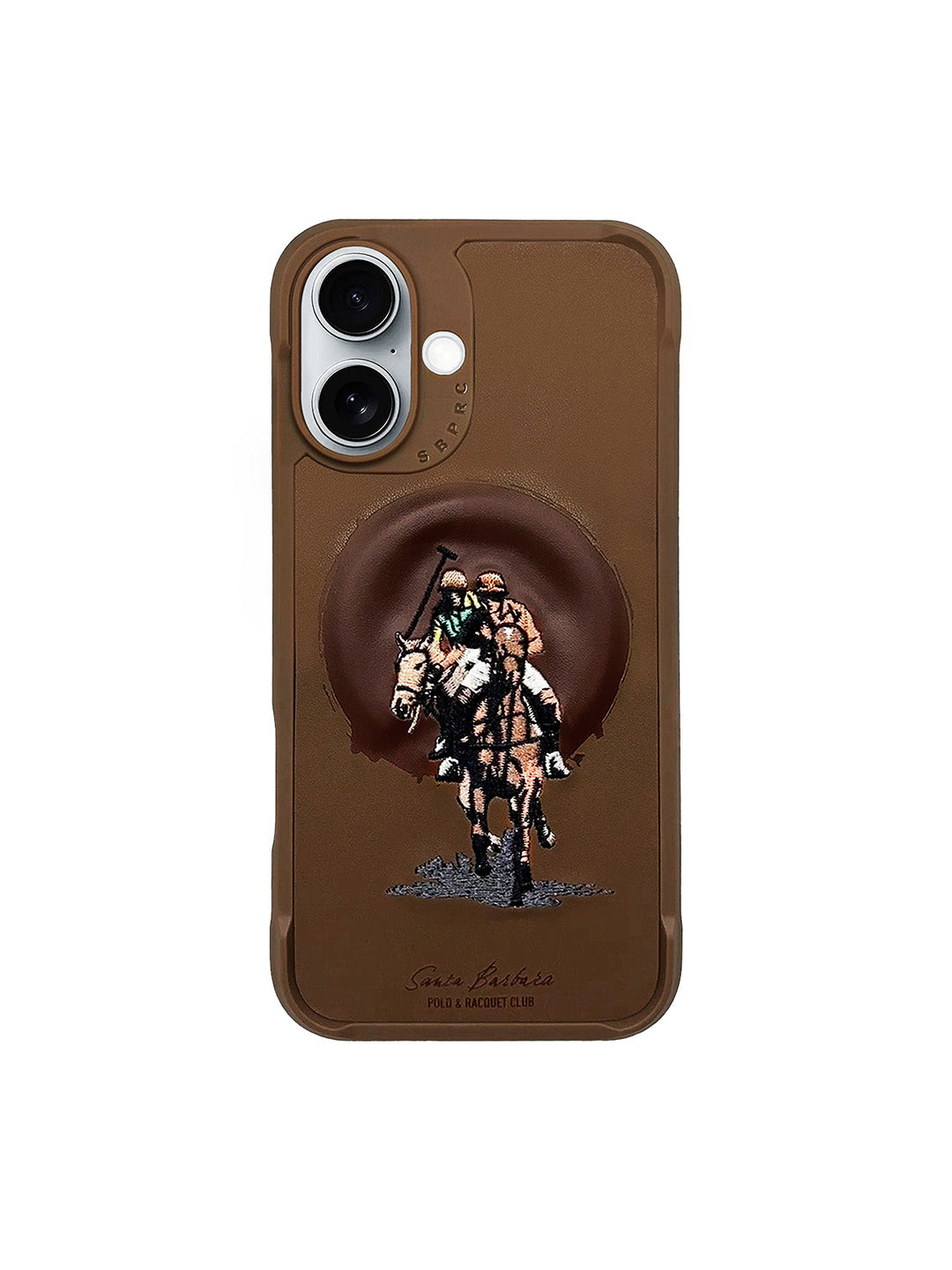 Santa Barbara Aubrey Series Embroided Leather Magsafe Case for iPhone 16 Series