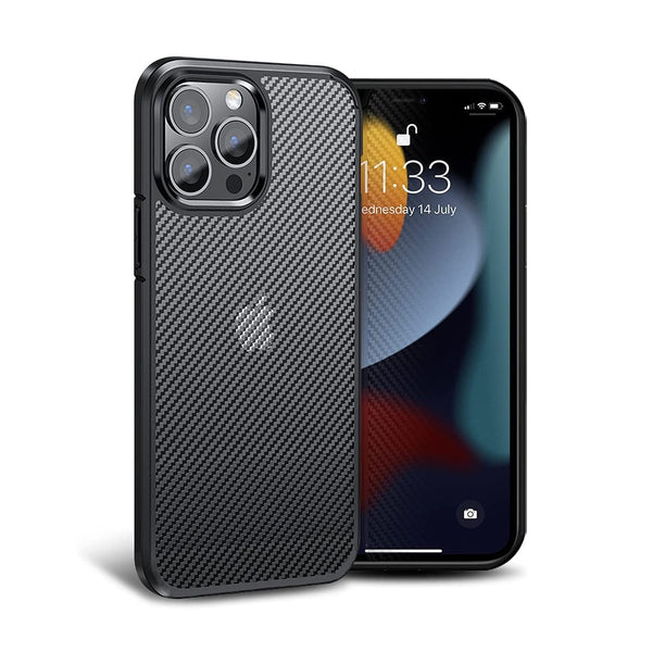 Transparent Carbon Case For Apple iPhone - Grey