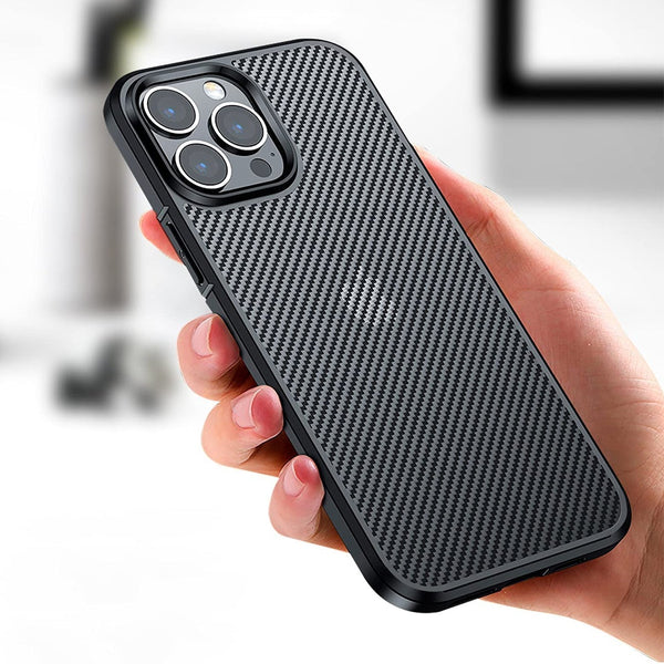 Transparent Carbon Case For Apple iPhone - Grey