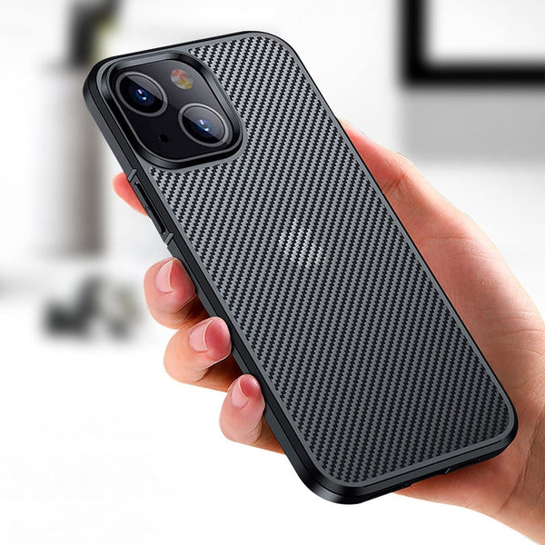 Transparent Carbon Case For Apple iPhone - Grey