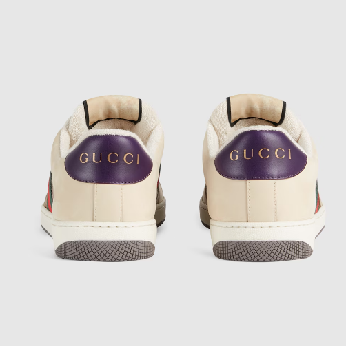 Classic GG Canvas & Leather Screener Sneaker