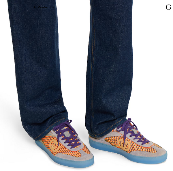 Men's G75 Sneaker Multicolor Mesh and Suede