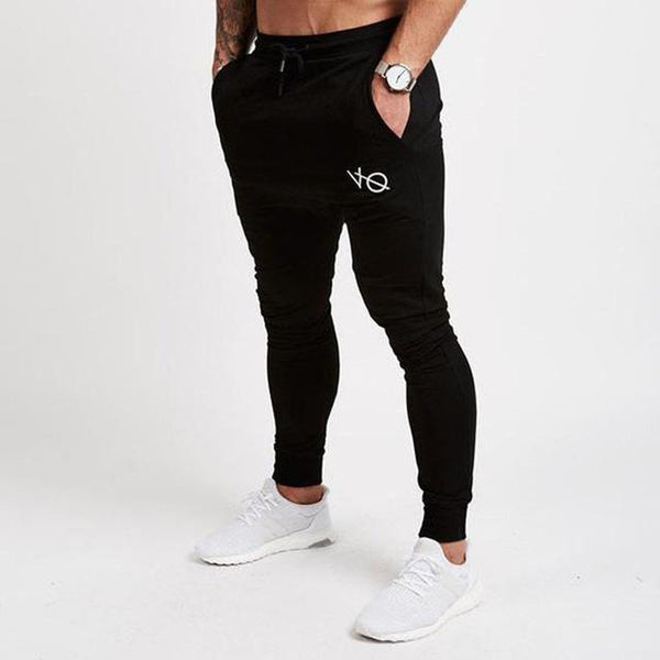 2019 New Men Brand Joggers Sweatpants Gyms Workout Fitness Cotton Trousers Male Casual Fashion Skinny Track Pants - Luxury at Less