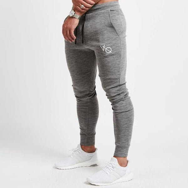 2019 New Men Brand Joggers Sweatpants Gyms Workout Fitness Cotton Trousers Male Casual Fashion Skinny Track Pants - Luxury at Less