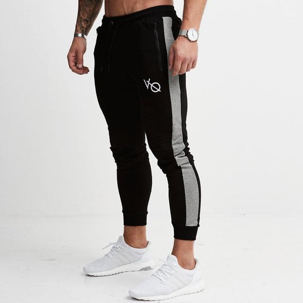 2019 New Men Brand Joggers Sweatpants Gyms Workout Fitness Cotton Trousers Male Casual Fashion Skinny Track Pants - Luxury at Less