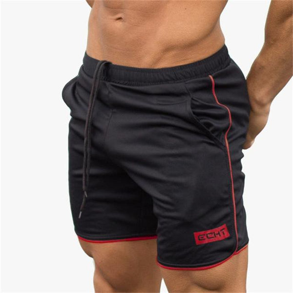 Summer Mens Run Jogging Shorts Gym Fitness Bodybuilding Workout Sports Sportswear Male Short Pants Knee Length Beach Sweatpants