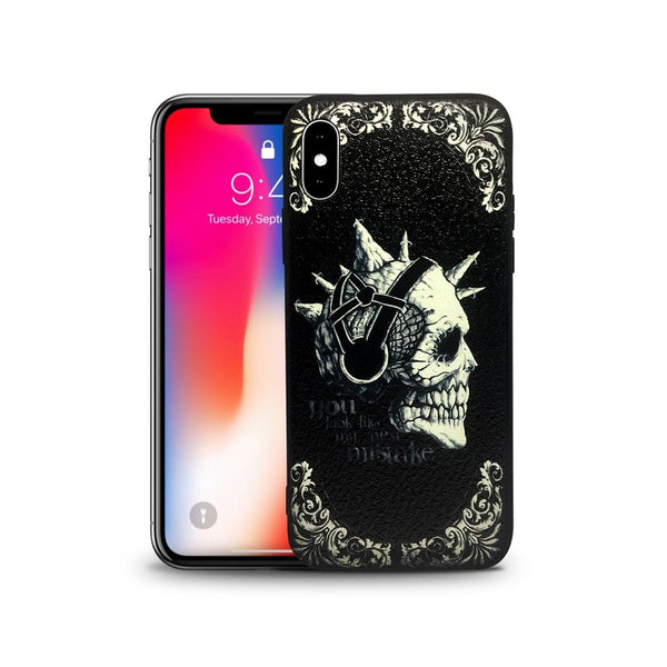Premium designer hard shell mobile case for iPhone X.