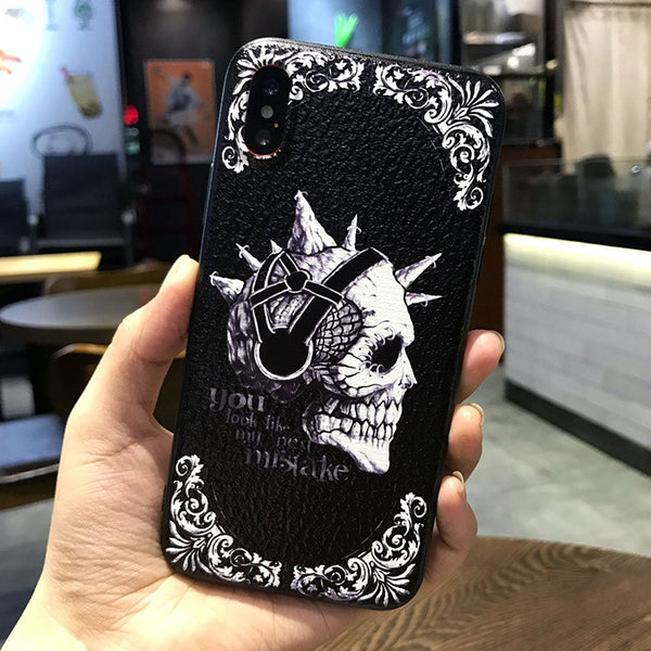 Premium designer hard shell mobile case for iPhone X.