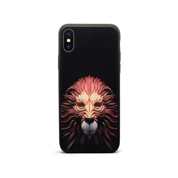 Lion Face Printed Mobile Case Cover for Apple iPhone X
