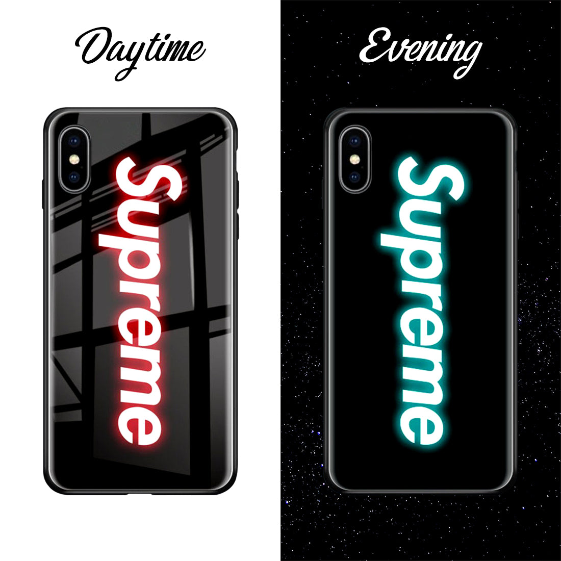 Design Glows In Night Printed Mobile Case Cover for Apple iPhone X
