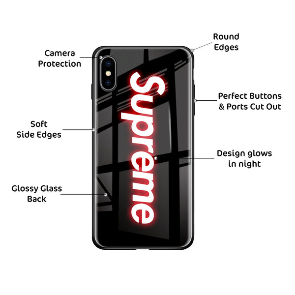 Design Glows In Night Printed Mobile Case Cover for Apple iPhone X