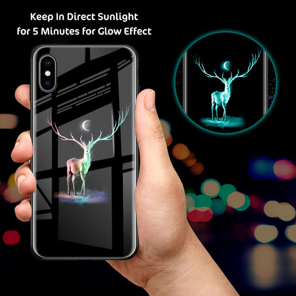 Design Glows In Night Printed Mobile Case Cover for Apple iPhone X