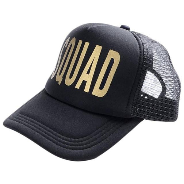 Team Bride Tribe Snapback Trucker Mesh Hat Gold Letters Arrow Printed Wedding Party Baseball Cap Club Gift