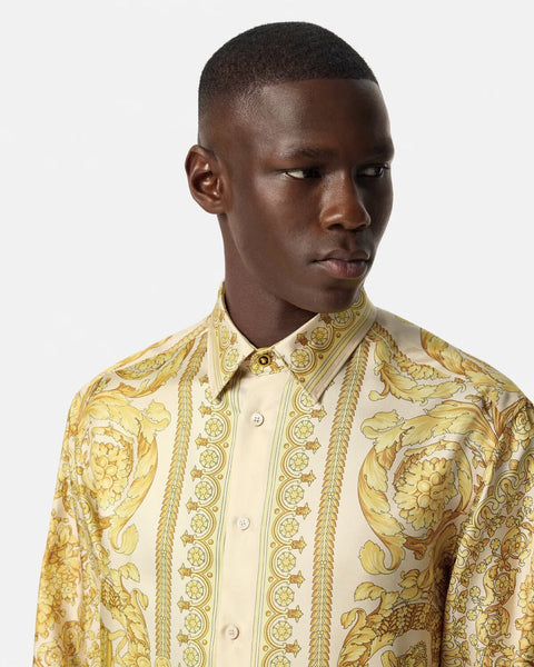 Branded Barocco Printed Shirts for Men
