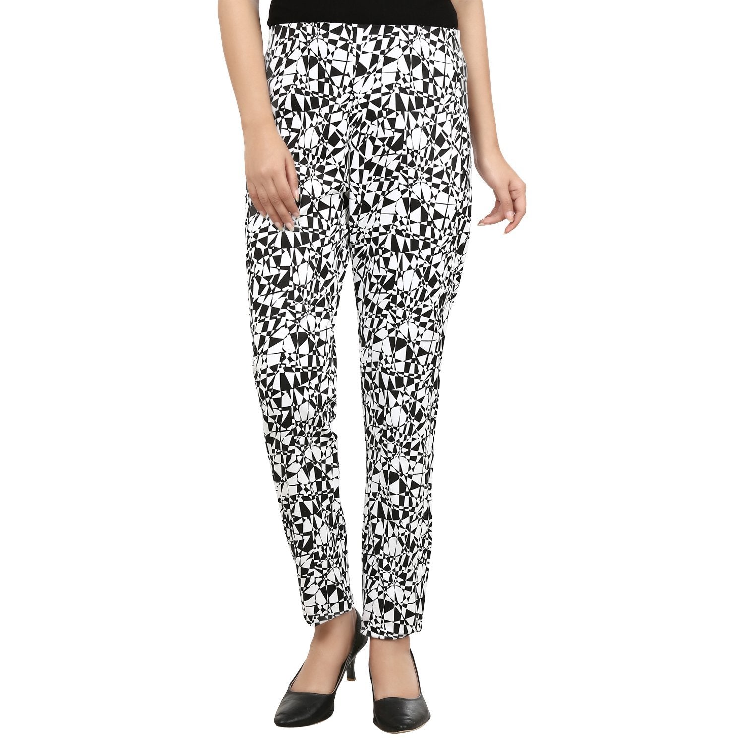 Women's Cotton & Lycra Trousers