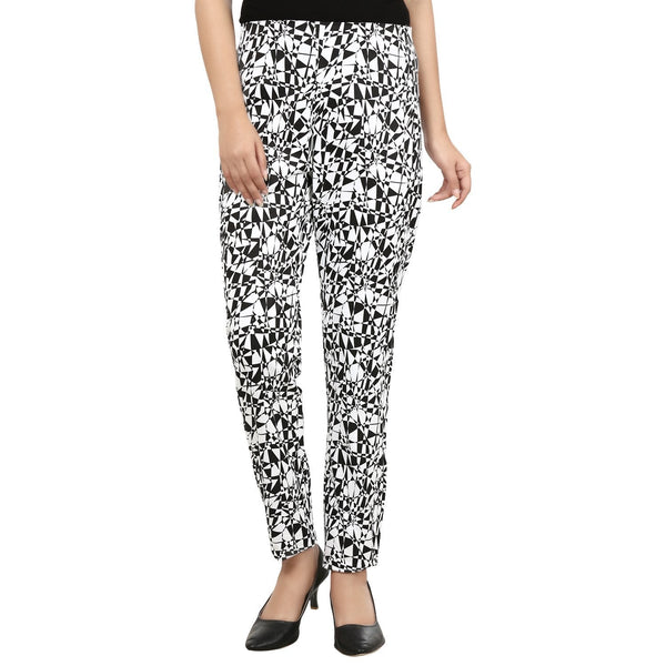 Women's Cotton & Lycra Trousers