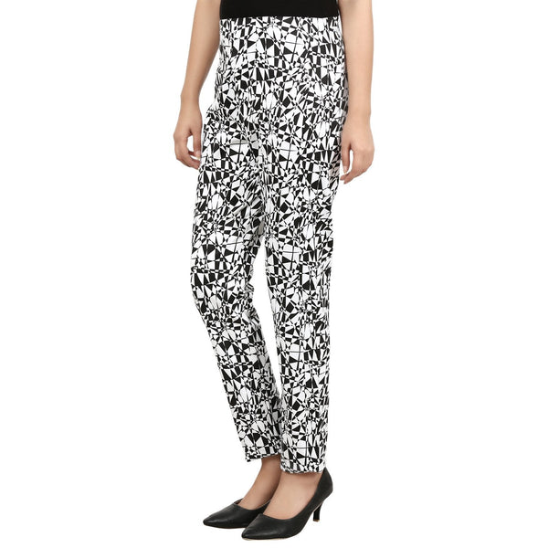 Women's Cotton & Lycra Trousers