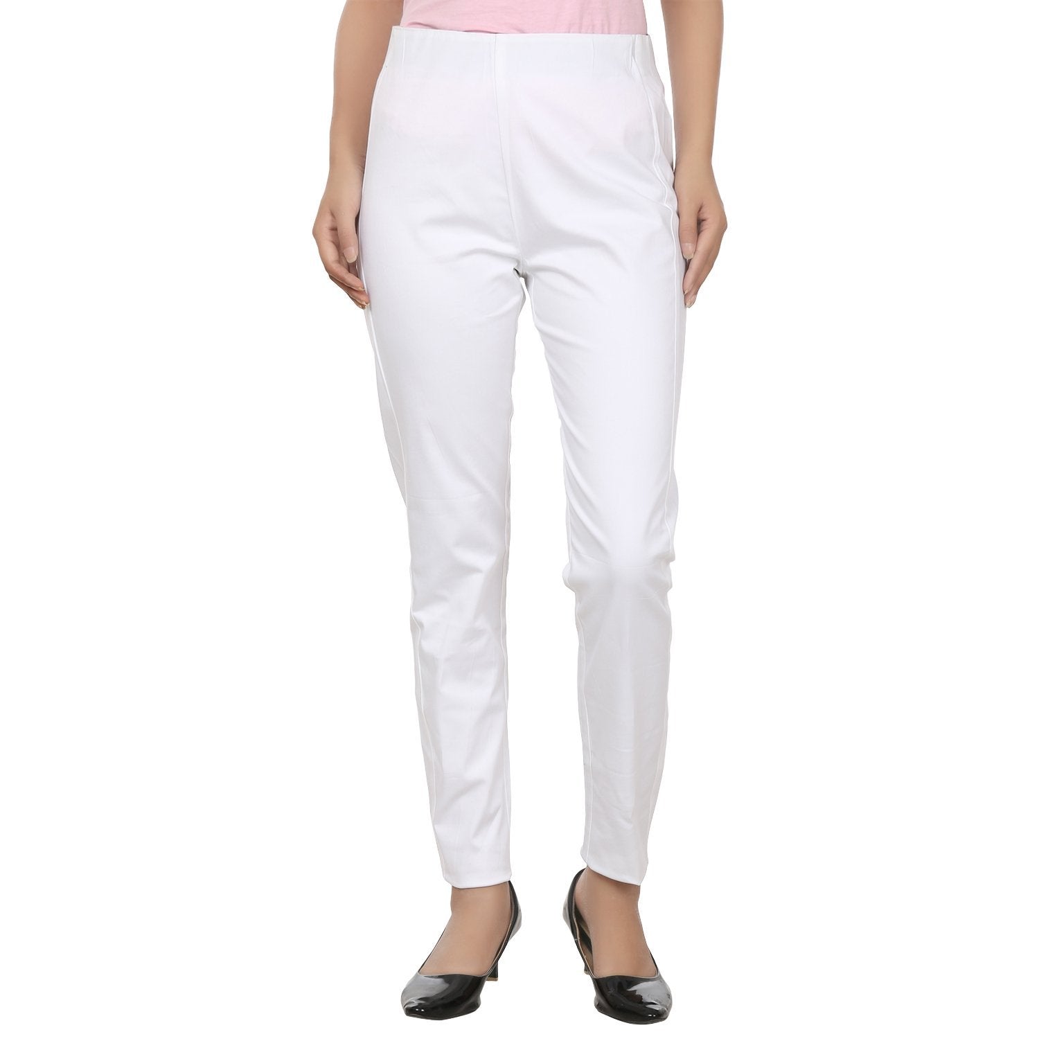 Women's Cotton & Lycra Trousers