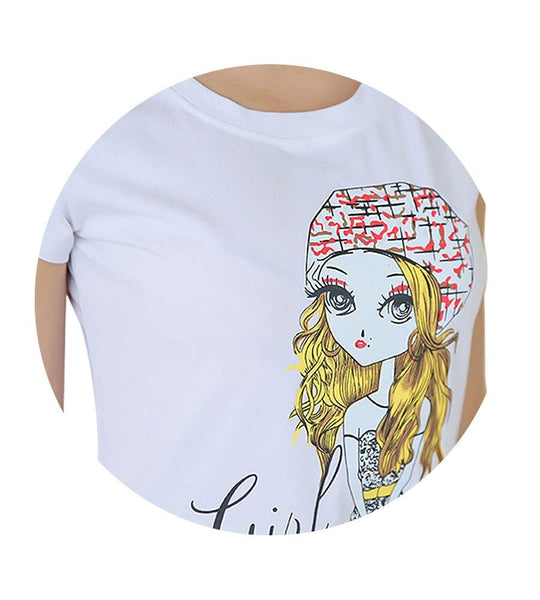 Casual White top For women