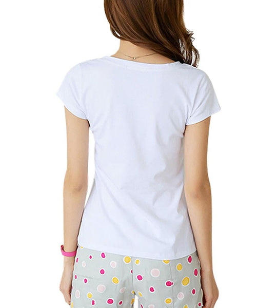 Casual White top For women