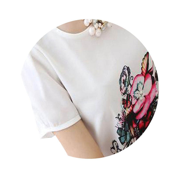 Casual White top For women