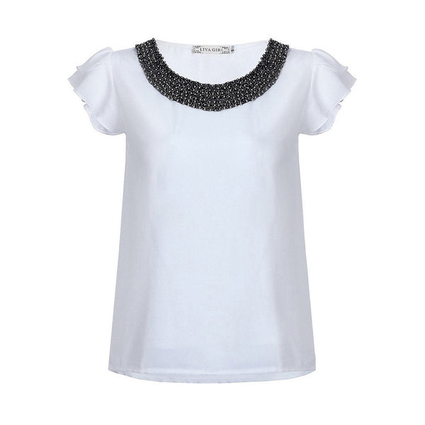 Casual White top For women