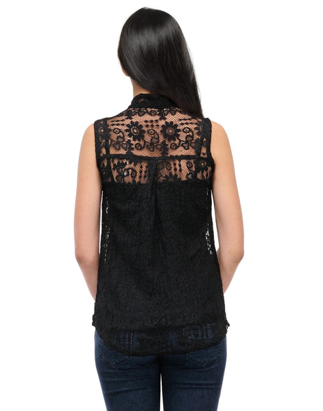 Women's Black casual Wear Top