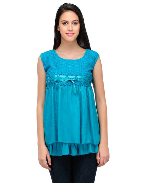 Women's Blue casual Top